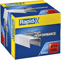 Agrafes Rapid 9/14 galvanisé super strong 5000 pièces 5000 Stuk