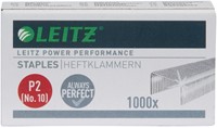 Agrafes Leitz P2 n°10 zingué 1000 pièces 1000 Stuk