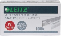 Agrafes Leitz P2 n°10 zingué 1000 pièces 1000 Stuk