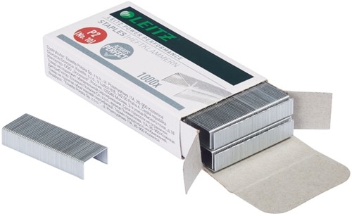 Agrafes Leitz P2 n°10 zingué 1000 pièces 1000 Stuk-2