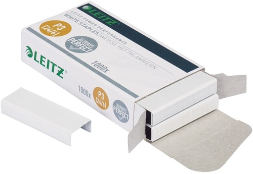 Agrafes Leitz 24/6 blanc 1000 pièces 1000 Stuk-5