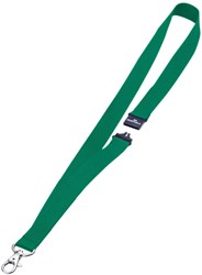 Textielkoord Durable 8137 karabijnhaak groen 1 Stuk
