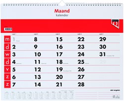 Maandkalender 2027 Quantore 1 Stuk