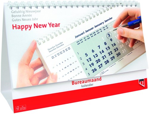 Bureau-maandkalender 2027 Quantore 1 Stuk