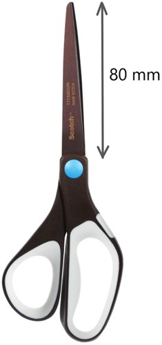 Ciseaux Scotch 20cm titanium anti-adhérents blister 1 Stuk-2