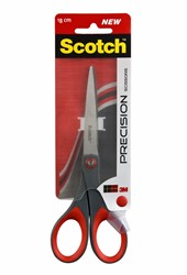 Ciseaux Scotch Précision 18cm rouge blister 1 Stuk