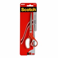 Schaar Scotch 18cm comfort rood blister 1 Stuk-1