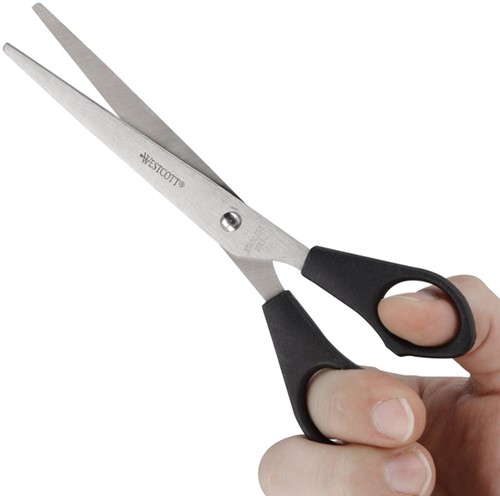 Ciseaux Westcott Buro 171mm inox manche plastique 1 Stuk-1