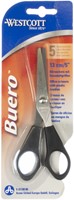 Ciseaux Westcott Buro 130mm inox manche plastique 1 Stuk-2