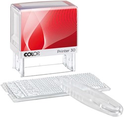 Tekststempel Colop Printer 301 letterset en pincet 1 Stuk