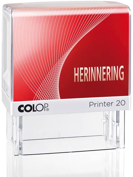 Cachet à Formule Colop Printer 20/L 'Herinnering' (Rappel) 1 Stuk bij ...