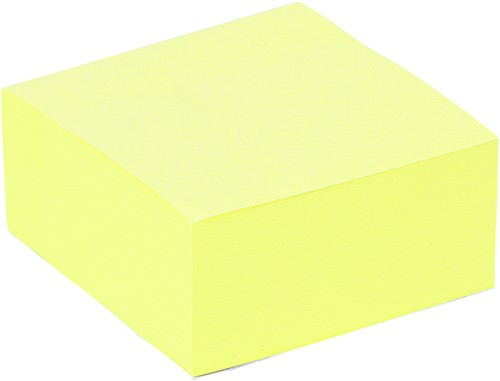 Memoblok Quantore 76x76mm geel 400 400 Vel