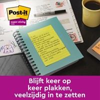Memoblok Post-it 4690 Super Sticky 101x152mm Bngkk 3 Stuk-2
