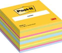 Bloc-mémos Post-it 2030 76x76mm Cube Ultra assorti 1 Stuk
