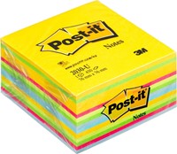 Bloc-mémos Post-it 2030 76x76mm Cube Ultra assorti 1 Stuk-2