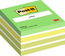 Bloc-mémos Post-it 2028 76x76mm cube vert pastel 1 Stuk