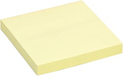 Bloc-mémos Quantore 76x76mm jaune 100 feuilles 100 Vel