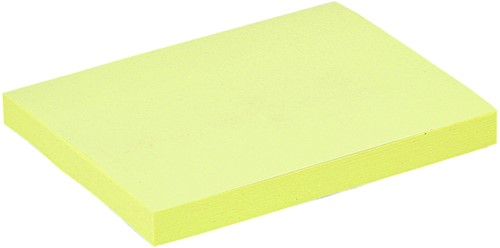 Memoblok Quantore 76x101mm geel 100 Vel
