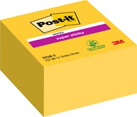Bloc-mémos Post-it 2028 Super Sticky 76x76mm cube jaune 1 Stuk