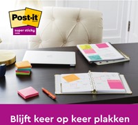 Bloc-mémos Post-it 2028 Super Sticky 76x76mm cube jaune 1 Stuk-2
