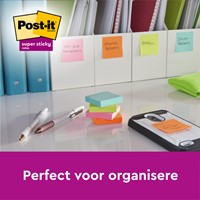Memoblok Post-it 655 Super Sticky 76x127mm Carnval 6 Stuk-2