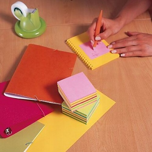 Bloc-mémos Post-it 2028 76x76mm cube rose pastel 1 Stuk-3