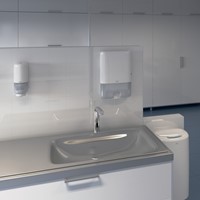 Poubelle Tork B1 Elevation 563000 sans couvercle 50 litres blanc 1 Stuk-2