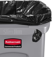Collecteur Rubbermaid Slim Jim Vented avec conduits d'aération 87L gris 1 Stuk-3