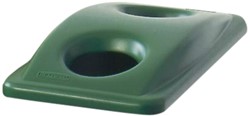 Couvercle Rubbermaid Slim Jim Vented ouverture bouteilles/canettes vert 1 Stuk