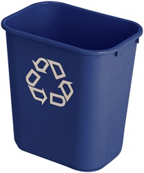 Corbeille Rubbermaid Recycling Medium 26L bleu 1 Stuk