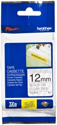 Ruban de lettrage Brother P-Touch TZe-S231 forte adhérence 12mm noir sur blanc 1 Stuk