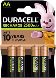Pile rechargeable Duracell 4x AA 2500mAh Ultra 4 Stuk