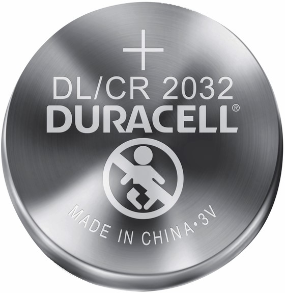 Pile Duracell CR2032 lithium Ø20mm 3V-180mAh 2 Stuk bij Bonnet Office  Supplies