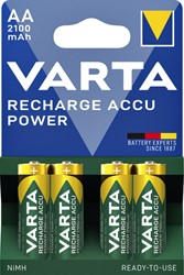 Pile rechargeable VARTA 4x AA 2100mAh Ready-To-Use 4 Stuk