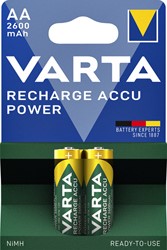 Pile rechargeable VARTA 2x AA 2600mAh Ready-To-Use 2 Stuk