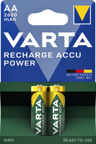 Pile rechargeable VARTA 2x AA 2600mAh Ready-To-Use 2 Stuk