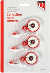 Roller correcteur Quantore 4,2mm blister 3 pièces 3 Stuk
