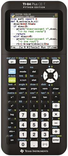 Calculatrice TI-84 Plus CE-T Edition Python 1 Stuk