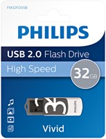 Clé USB 2.0 Philips Vivid USB-A 32Go gris 1 Stuk-3