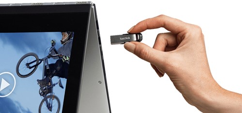 USB stick 3.0 Sandisk Cruzer Ultra Fla USB-A 256GB 1 Stuk-4