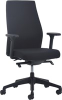 Chaise de bureau Euroseats Torino noir 1 Stuk