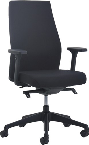 Chaise de bureau Euroseats Torino noir 1 Stuk