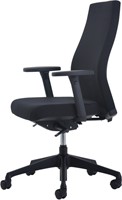 Chaise de bureau Euroseats Torino noir 1 Stuk-2