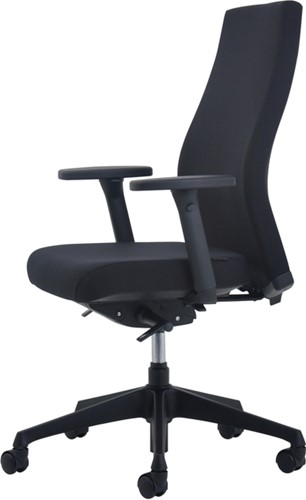 Chaise de bureau Euroseats Torino noir 1 Stuk-2