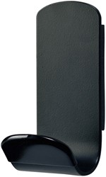Patère magnétique Unilux Steely 1 crochet noir 1 Stuk