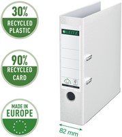 Classeur à levier Leitz 1010 180° A4 80mm PP blanc 1 Stuk-3