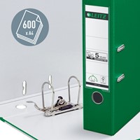 Classeur à levier Leitz 1010 180° A4 80mm PP vert 1 Stuk-1
