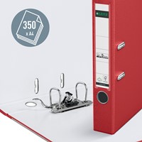 Classeur à levier Leitz 1015 180° A4 50mm PP rouge 1 Stuk-1