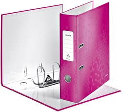 Classeur à levier Leitz WOW 180° A4 80mm laminé rose 1 Stuk