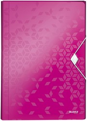 Trieur Leitz WOW pour A4 6 compartiments PP rose 1 Stuk